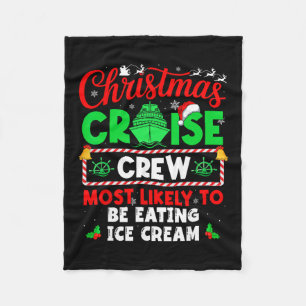 Kerst Cruise Bemanning Waarschijnlijk Ijs Eet Fleece Deken