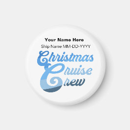 Kerst Cruise Crew Magnet