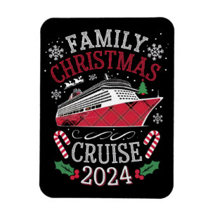 Kerst Cruise Familie Matchende Outfit 2024 Magneet