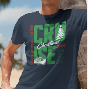 Kerst Cruise Team Familie Aangepast Jaar T-shirt