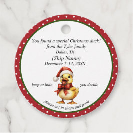 Kerst Cruising Duck Labels