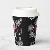 Kerst Cup van warme chocolademelk Papier Cups Papieren Bekers (Rechts)
