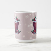 Kerst Cup Warme Chocolade | Blush Roze Mok (Center)