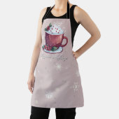 Kerst Cup Warme Chocolade | Blush Roze Schort (Insitu)