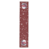 Kerst Cup Warme Chocolade | Rood Medium Tafelloper (Voorkant)