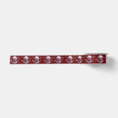 Kerst Cup Warme Chocolade | Rood Satijnen Lint (Voorkant)