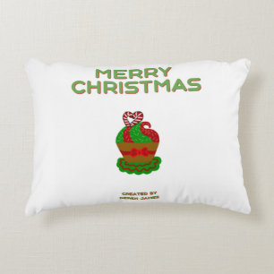 Kerst Cupcake accent kussen