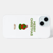 Kerst Cupcake Apple iPhone 15 Hoesje (Achterkant (horizontaal))
