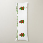 Kerst Cupcake Body Kussen (Voorkant Verticaal)