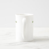 Kerst Cupcake Bone China Mok (Achterkant)