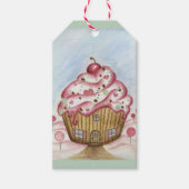 Kerst Cupcake Cadeau Labels Cadeaulabel (Voorkant)