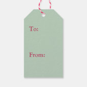 Kerst Cupcake Cadeau Labels Cadeaulabel (Achterkant)