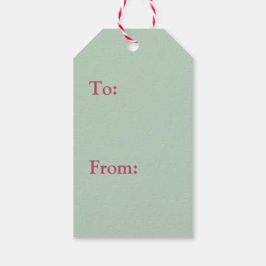 Kerst Cupcake Cadeau Labels Cadeaulabel (Achterkant)