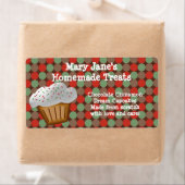 Kerst Cupcake Custom Label (Insitu)