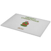 Kerst Cupcake Glas Snijplank (Hoek)