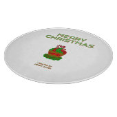 Kerst Cupcake Glas Snijplank 30,4 cm (Hoek)