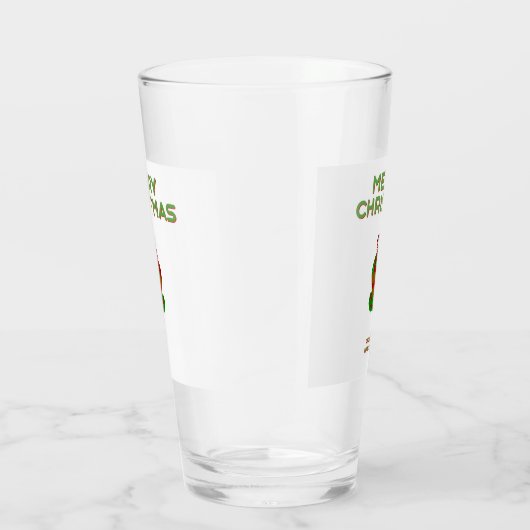 Kerst Cupcake glas Tumbler (Rechts)