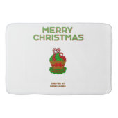 Kerst Cupcake grote badmat (Voorkant)