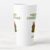 Kerst Cupcake Grote Latte Mok (Voorkant)