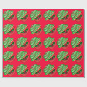 Kerst Cupcake Inpakpapier (Vlak)