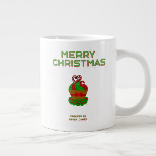 Kerst Cupcake Jumbo Mok