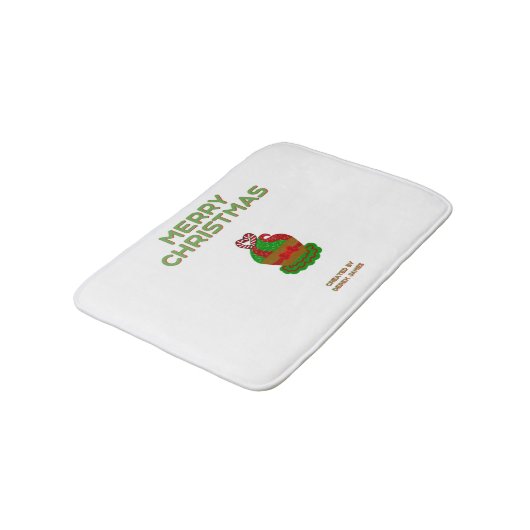 Kerst Cupcake Kleine Bad Mat (Gekanteld)