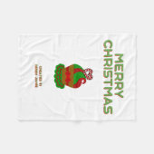 Kerst Cupcake Kleine Fleece Deken (Voorkant (Horizontaal))
