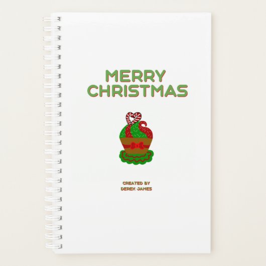 Kerst Cupcake Kleine Planner (Voorkant)