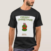 Kerst Cupcake Mannen Shirt (Voorkant)