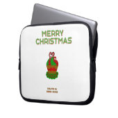 Kerst Cupcake Neopreen Laptop Sleeve (Voorkant Links)