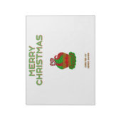 Kerst Cupcake Notitieblok (27,9 cm x 21,6 cm) (Linkerzijde)