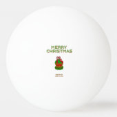 Kerst Cupcake Ping Pong Ball (Achterkant)