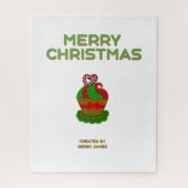 Kerst Cupcake Puzzel (40.64 cm x 50.8 cm) Legpuzzel (Verticaal)