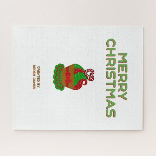 Kerst Cupcake Puzzel (40.64 cm x 50.8 cm) Legpuzzel (Horizontaal)