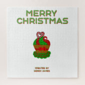 Kerst Cupcake Puzzel (50,8 cm x 50,8 cm) Legpuzzel (Verticaal)