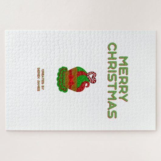 Kerst Cupcake Puzzel (50,8 cm x 76,2 cm) (Horizontaal)