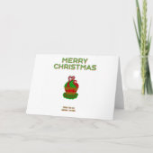 Kerst Cupcake Standard-Size Wenskaart Kaart (Voorkant)