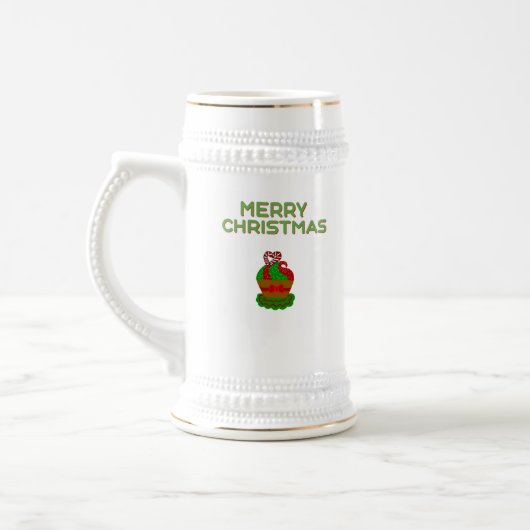 Kerst Cupcake Stein Mok (Links)