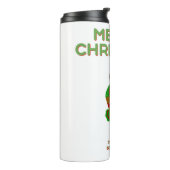 Kerst Cupcake Thermische Tumbler Thermosbeker (Gedraaid links)