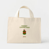 Kerst Cupcake Tiny Canvas tas (Voorkant)
