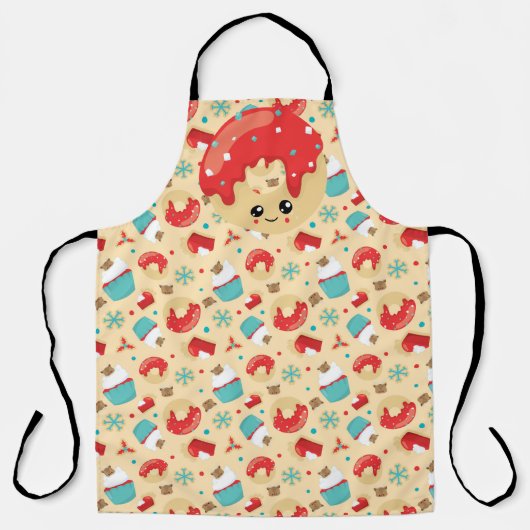 KERST CUPCAKES & DONUTS SCHORT (Voorkant)