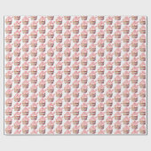 Kerst Cupcakes met Candy Canes Cadeaupapier (Vlak)