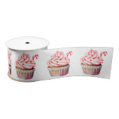 Kerst Cupcakes met Candy Canes Satijnen Lint (Spoel)