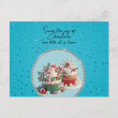 Kerst Cupcakes Proef de Vreugde Briefkaart (Voorkant)