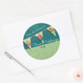 Kerst cupcakes uit de keuken van sticker (Envelop)