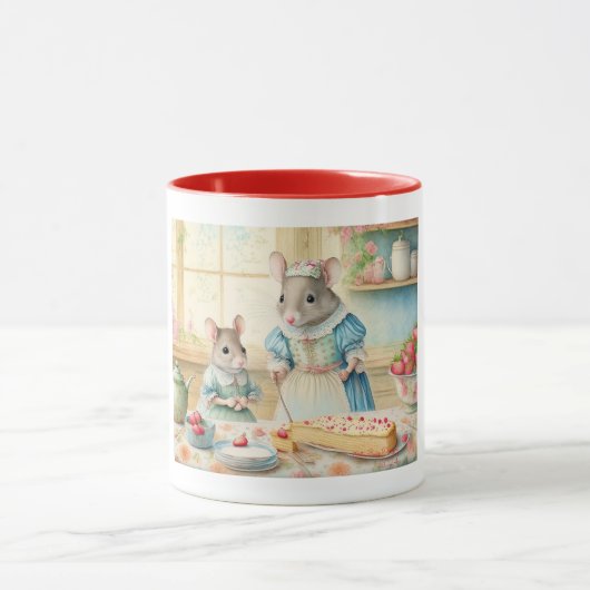 Kerst cute katten mok (Midden)