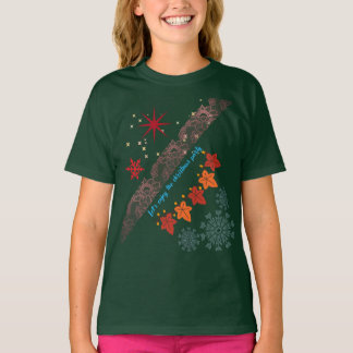 Kerst Cute Meisjes T-shirt - Festieve Vakantie Out