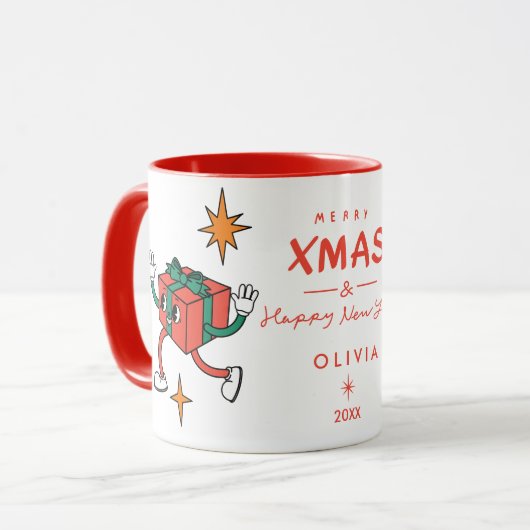 Kerst Cute Mok (Voorkant links)