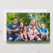 Kerst Cute Rendier Illustratie Foto Feestdagenkaart (Achterkant)