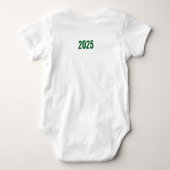 Kerst Cutie Baby Bodysuit Feestelijke Regenboog (Achterkant)